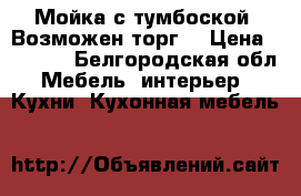 Мойка с тумбоской. Возможен торг! › Цена ­ 1 000 - Белгородская обл. Мебель, интерьер » Кухни. Кухонная мебель   